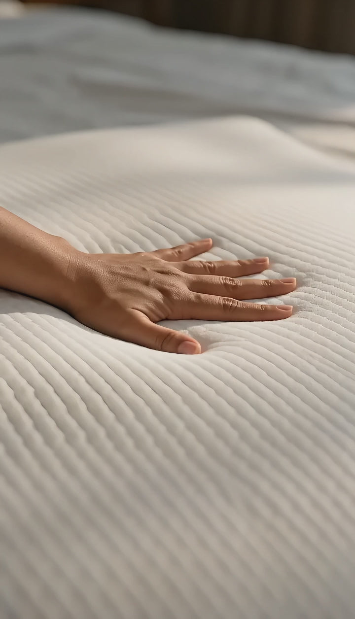 Memory Foam Solid Orthopaedic Pillow White – shabang